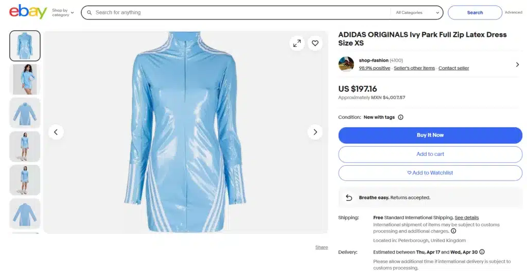 ebay envio