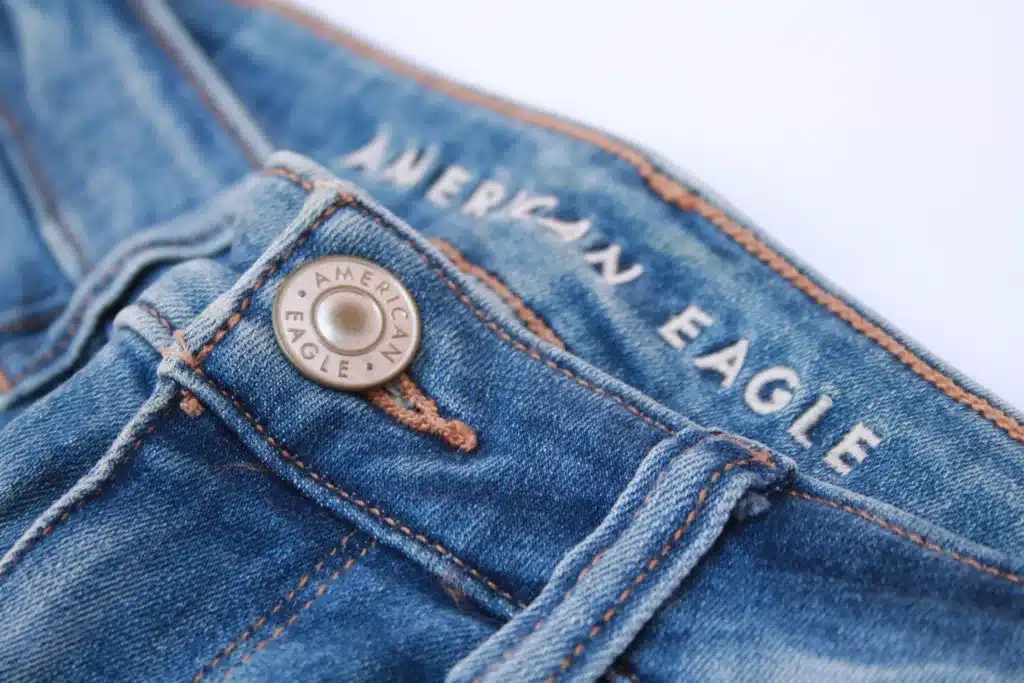 jeans american eagle tiro alto